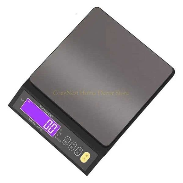 92MF Professional Baking Scale Rechargeable Food Weighing Scale High Accuracy Electronic Weighter Kitchen AccessoriesM251122