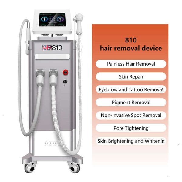 Professional 810Nm Picosecond Laser Spot Removal Diode 2000W Painless Hair Removal Machine Permanent Hair Removal Laser Machine