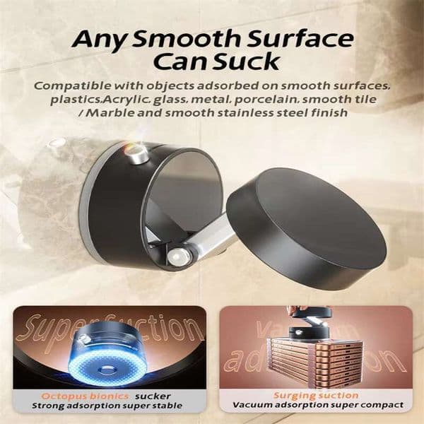 2026 New Dhgadgets Dual-Sided All Phones Car outdoor Magnetic Phone Screen Wall Glass Hands-Free Lazy Feature Vacuum Suction Mount Holder Free Shipping