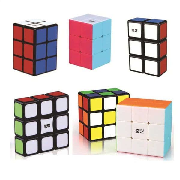 QiYi MoFangGe 1x2x3 1x3x3 2x2x3 2x3x3 Magic Speed Cube Puzzle Cubes Professional Puzzles Magic123 133 223 233 Square Anti stre W251122