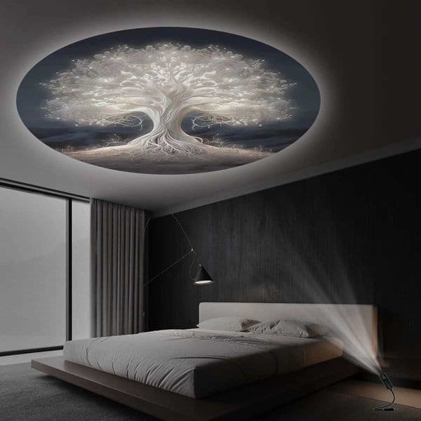 Tree of Life Projector Light USB Night Light Ambient Light Suitable for Ceiling and Wall DecorationW251122