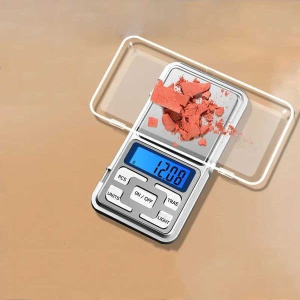 Digital Scale for Gold Sterling Silver Jewelry Scales Electronic Balance Gram 500g X 001g Mini Kitchen Pocket Diamond BalanceM251122