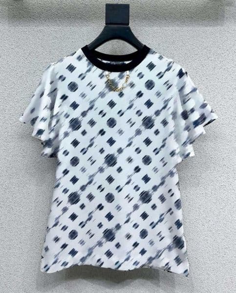 luxury tshirt designer t shirt women Letter Logo Print Chain Round Neck fashion t-shirt high quality short sleeve loose breathable summer tee top