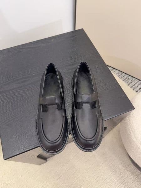 10A Top Quality Fashion Shoes Paris Designer Women's Flat Quilted Leather Slip-On Round-Toe Dress Shoes
