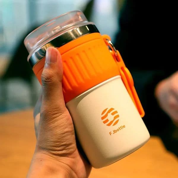 400ml stainless steel coffee cup portable leak proof water bottle to keep and cold travel outdoor beverage Utensil 250422