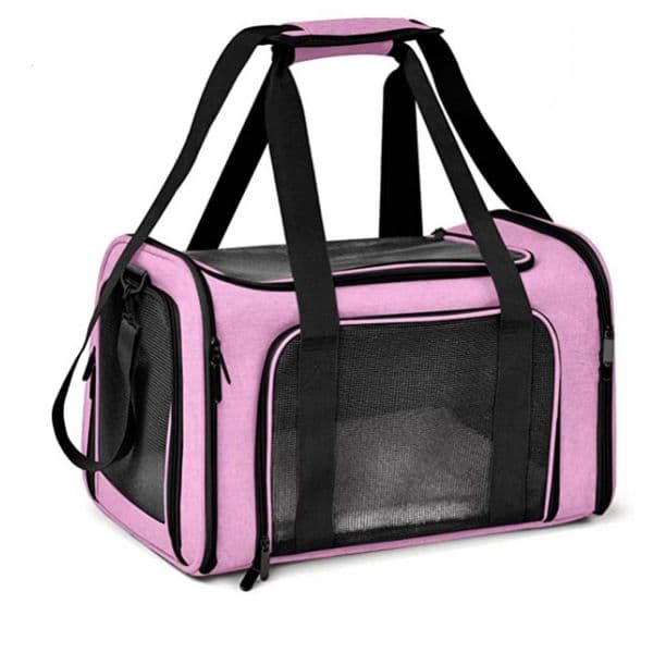 Cat Dog Carrier for Small Medium Cats Puppies up to 15 Lbs TSA Airline Approved Carrier Soft Sided Collapsible Travel Puppy CM251122