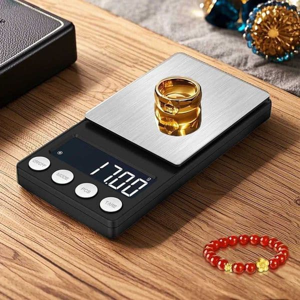 001g Precision Mini Digital Scale 200g 500g Portable Lcd Display Jewelry Gold Grams Ounce Pocket Scale Counting Balance 2Aaa Battery Not IncludedM251122