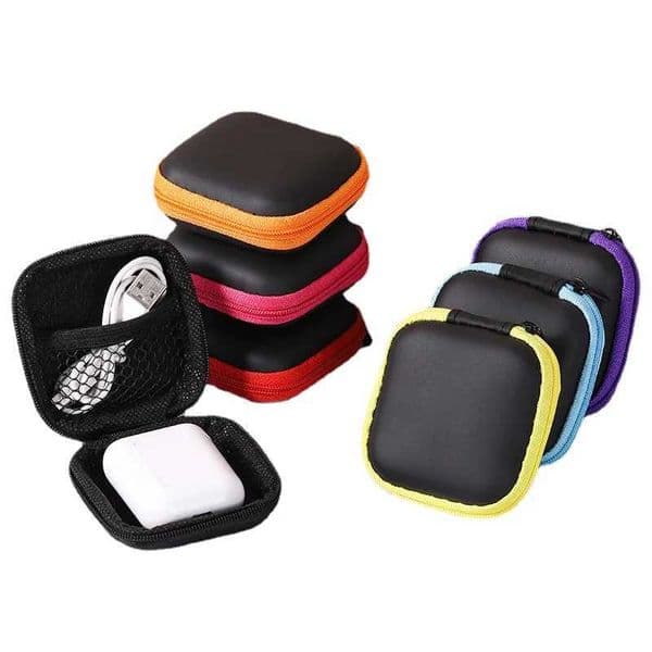 Earphone Case Coin Cable Earphone Storage Box Bag EVA Container Earbuds Storage Box Coin Organizer PortableW251122