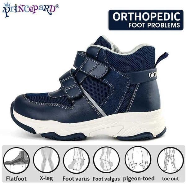 Girls Boys Orthopedic Sneakers with Arch Support Princepard Corrective Insole Footwear Autumn Spring Sport Running Casual ShoesW251122