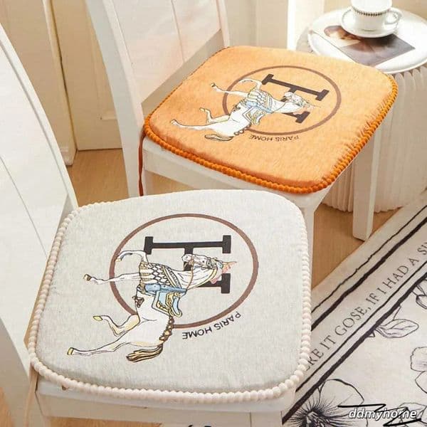 Chenille Chair Cushion: Thick Non-Slip Seat Pad For Dining, Home, Restaurant, Hotel, Wedding Party Decor - Deluxe Comfort Ddmyhome