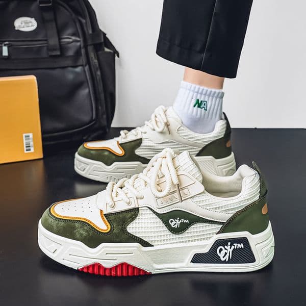 Luxury Brand Designer Shoes 2025 Men's Shoes Summer Breathable Mesh Casual Niche Design Trendy Versatile New Youth Sports Sneakers