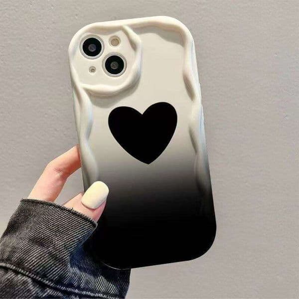 Gradient Love Suitable for Apple 16 Promax Phone Case iPhone 15 Plus Anti Drop 14 Simple 1312