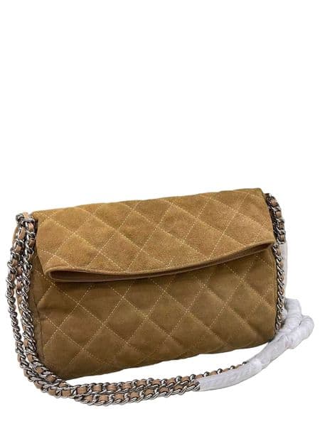 Luxury fashion designer handbag, women's classic fashion suede chain cross-body bag, simple one-shoulder handbag.