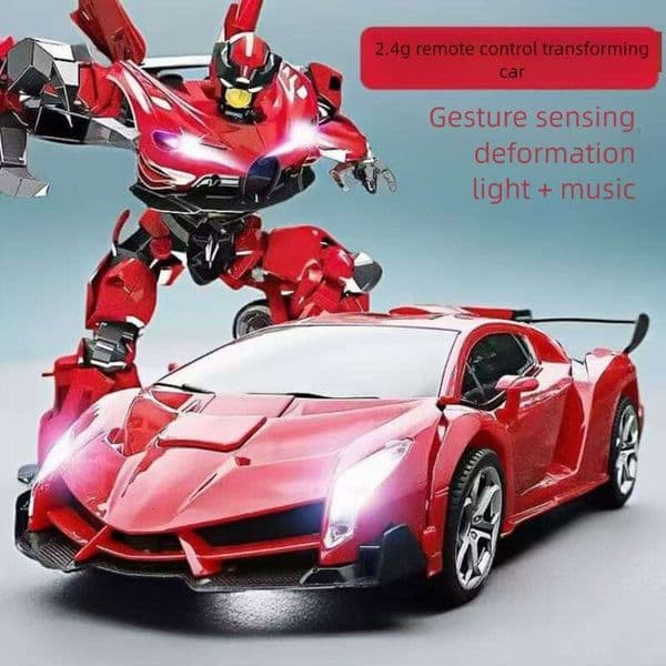 Children's Gesture Sensing Transforming Rechargeable Toy King Kong Robot Racing Boy Drift Remote Control Car