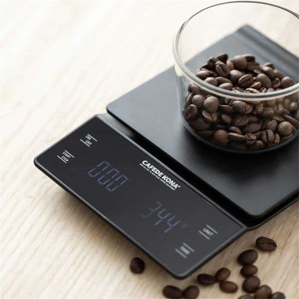 Smart coffee scale kitchen food scale digital electronic scale with timer precision jewelry scale mini household weighing scaleXJ250423