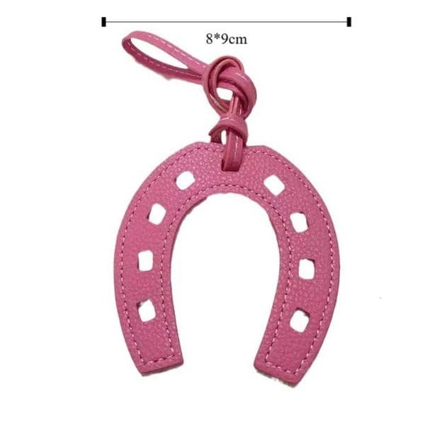 Fashion PU Leather Simple Horseshoe Pendant Horse Hoof Casual Fashion Bag Hangings Simple Purse Accessories Women Z251120