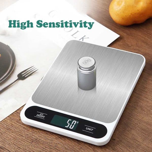 5/10KG 1g high-precision electronic digital scale for kitchen baking daily weighing tool AAA battery powered holiday giftXJ250423