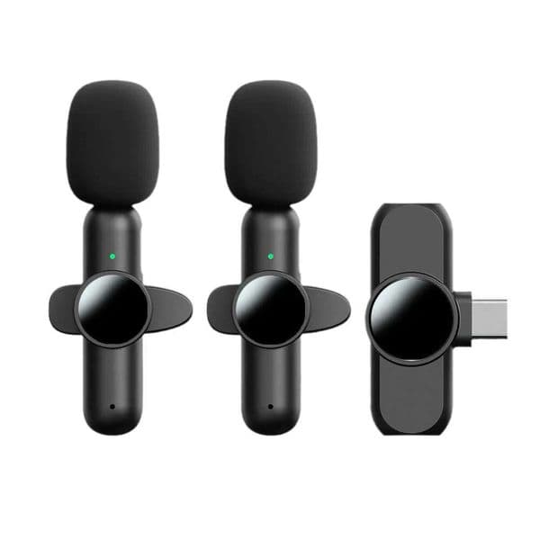 2026 New outdoor Type-C Lavalier Professional Portable Mini Lapel Mic Black Wireless K3 Microphone Laptop Free Shipping