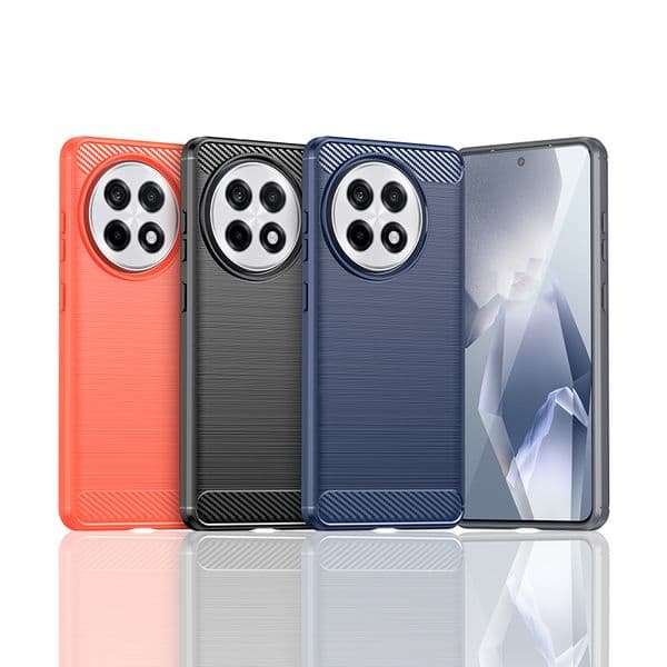 Phone Cases For Oneplus 15R ACE 6 6T 15 13T 13S 13R 12 12R ACE 6 5 3v Nord CE4 N300 N200 CE Pro 5G Rugged Carbon Textured Wire Drawing Fundas Case