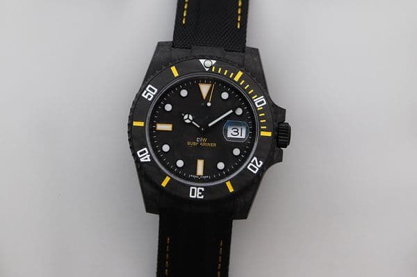 VS116610 3135 40mm DIW SUB 904L AAAA Carbon fiber luminous Men's Automatic mechanical watches luxury designer SUPERCLONE Watches Mens Movement Watch 9e31