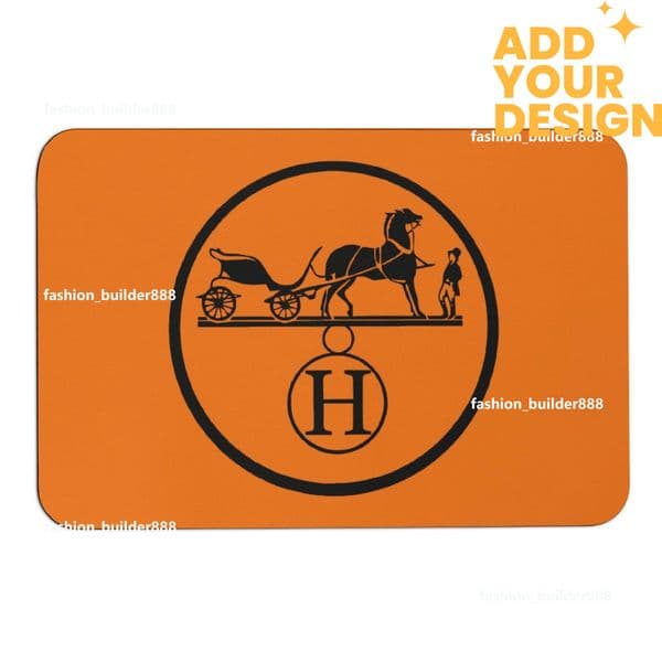Custom H Designer Horse Luxury Rug for Bedroom Living Room Sofa Home Doormat Decor Kids Non slip Floor Mat H3