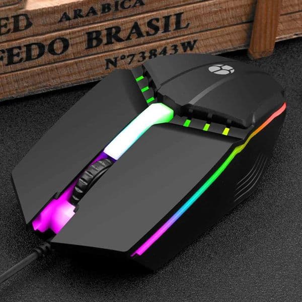 New USB Wired Computer Mouse 1000 DPI Mice Mute Button For Laptop PC Computer Gamer Wired Mouse Gaming MouseM251124