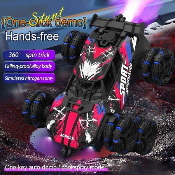 NEW 8 Wheel Gesture Sensing Remote Control Toy Car for Kids 24GHz Off Road Racing Stunt Transform Vehicle Children GiftW251124