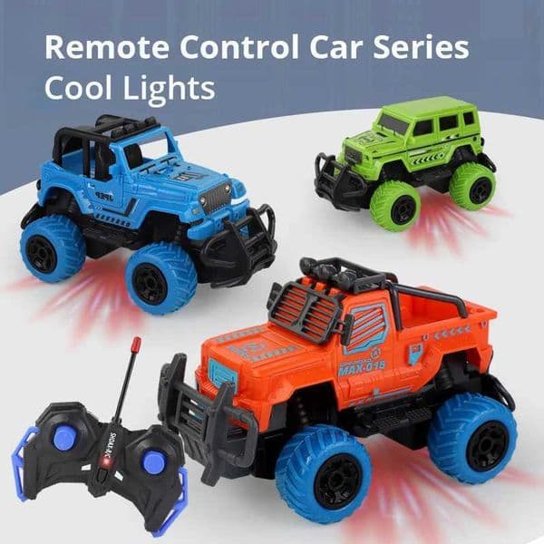 4 Ways Remote Control Light Toy Boy Car Colorful Patterns Remote Control Car For Childrens Day GiftW251124