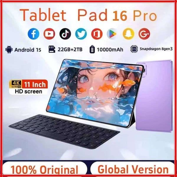 Original Pad Pro Android Inch GB TB Children S Tab G Dual SIM Google Gaming Kids Tablet PC Mah