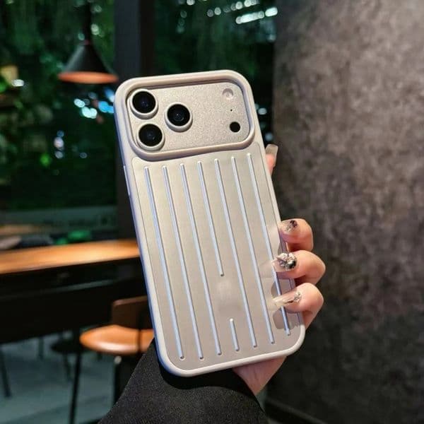 Trendy Luggage Pattern Phone Case Shockproof Protective Shell For iPhone 17 Pro Max 16 15
