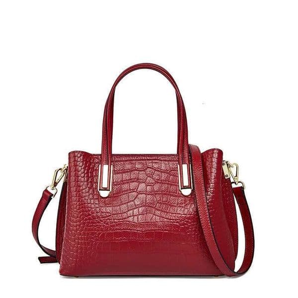 Designer Bag Zency 100% Genuine Leather Handbag Daily Casual Ladies Top-Handle Design Top Quality Women's Shoulder Bag