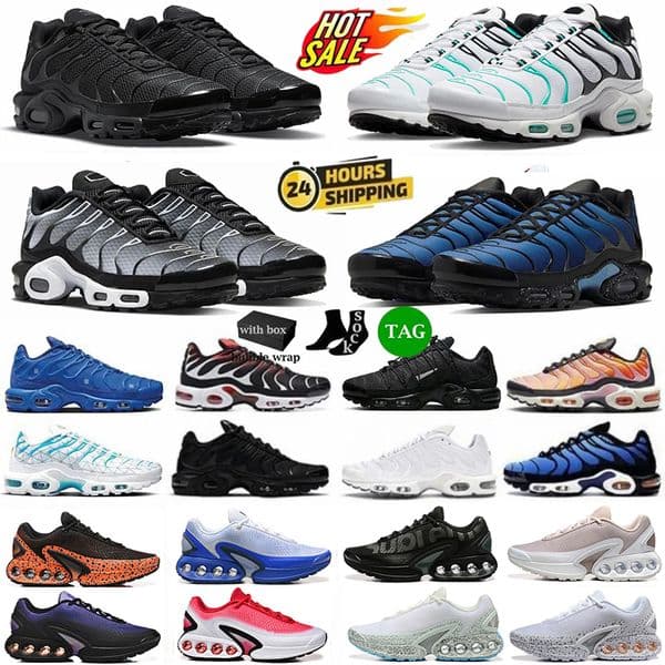 Designer Shoes Tnss Running Shoes Men Women Tn3 Dn Plus Sneakers Luxury Utility Triple White Red Black Metallic Silver Grey Blue Athletic Outdoor Sports Trainers