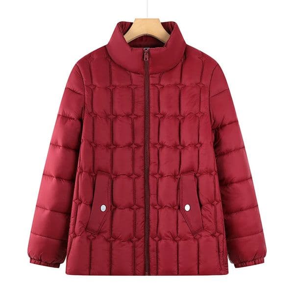 Thickened Winter Cotton Jacket for MiddleAged And Elderly Women Loose Warm Mom Clothes 251110