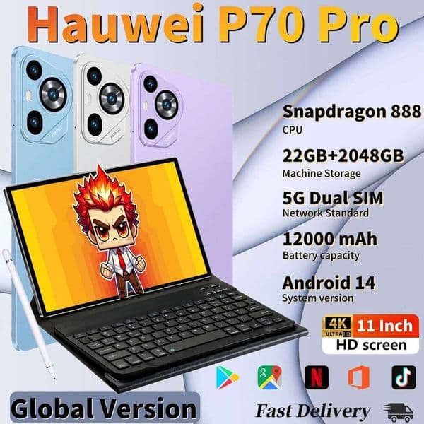 Hauwei P Pro Tablet Inch Snapdragon GEN Android GB TB Mah G WIFI Dual SIM Tables PC Global Version