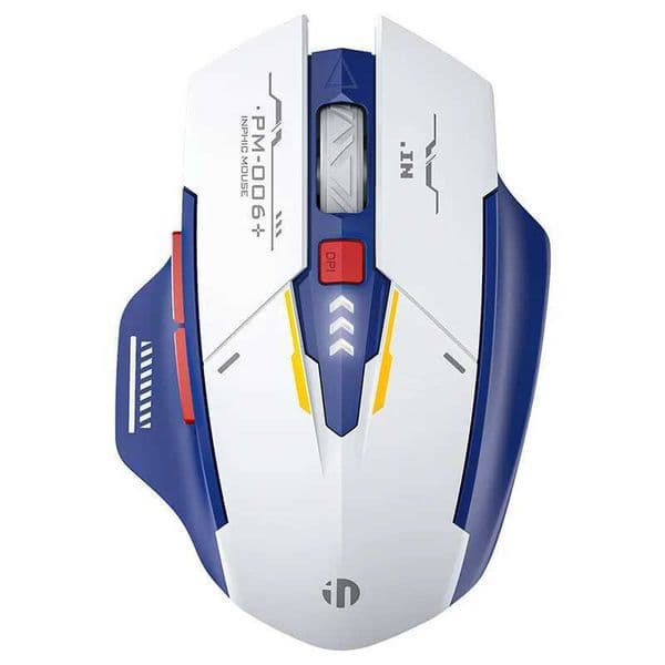 Inphic F9 Mecha Edition Wireless 24G Silent Rechargeable Mouse LED Light Mouse For Computer PC Laptop Office Gaming S2647