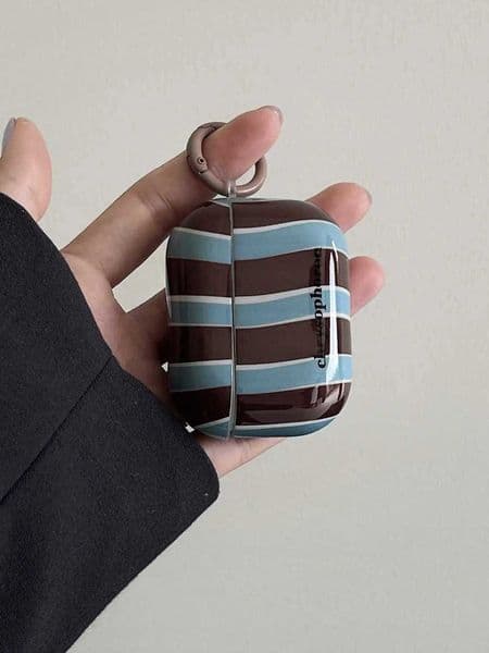 INS Korea Stripe Earphone Case For Airpods 1 2 3 Cover Protect IMD For Ipad Pro Pro2nd Fundas Cases Ring Charging BoxW251124