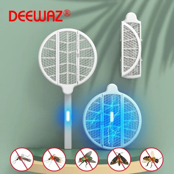 DEEWAZ electric mosquito killer trap 2in1 lamp USB charging foldable UV bracket 250425
