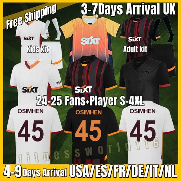 2024 25 26 MORATA GaLaTaSaRaY SK 4th soccer jerseys turkey edition OSIMHEN YUNUS ICARDI ALPER YILMAZ SARA ABDULKERIM men kids Kits set football shirt Fans Player S-4XL