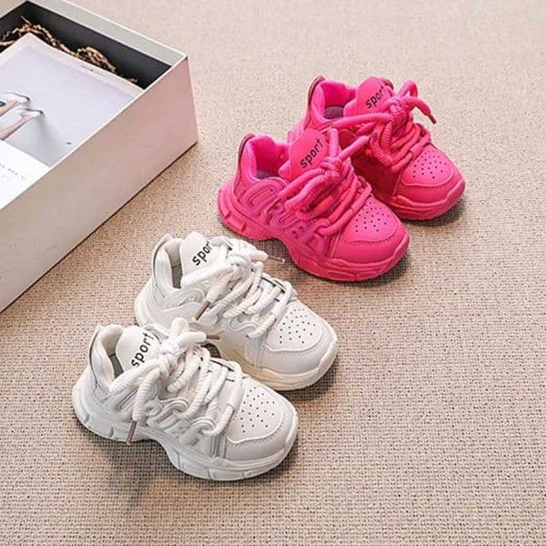 Comfort Girls Shoe soft sole childrens shoes anti slip girls sports shoes fashionable childrens casual shoes retro girls casual shoes W250425