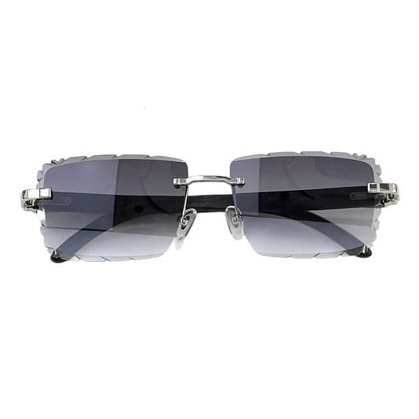 Bike Cycling Face Mask Eyewear Retro Borderless Square Sunglasses Men's Large Frame Women's Eyeglasses Shadow Gafas For windproof face cover Outdoor Driving F