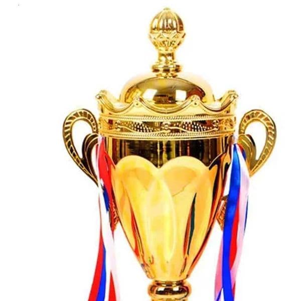 Customizable Large Commercial Covered Metal Trophy Football Basketball Souvenir Universal Home Decoration Rewards 1pcW251125