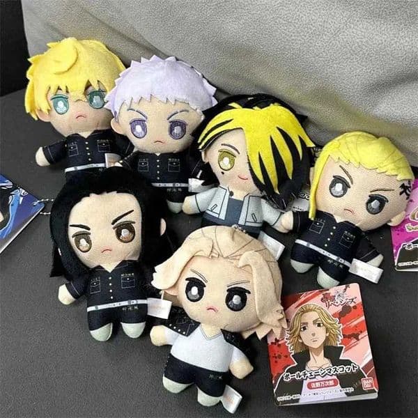 10cm Anime Plush Doll Toy Manjiro Sano Ryuguji Ken Habumiya Ichiho Venue Keisuke Matsuno Chidori Sankilon Stuffed Toy Pendant W251125