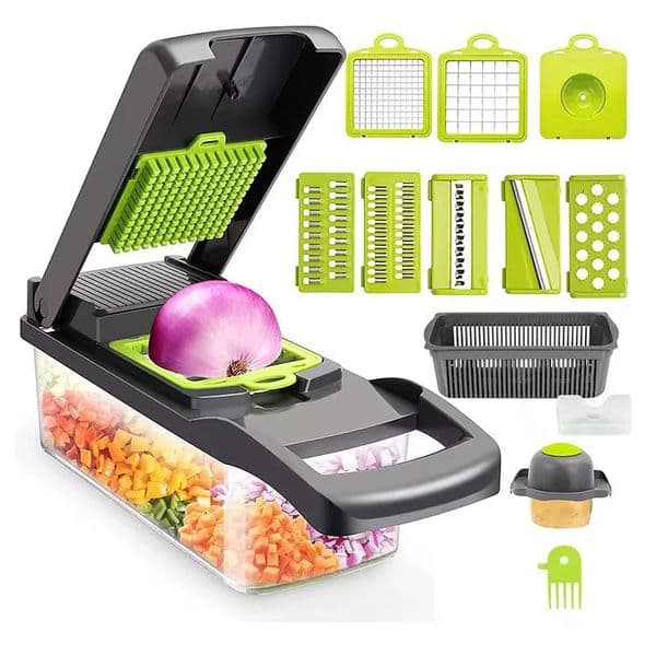 1614 in 1 Multifunctional Vegetable Chopper Handle Food Grate Food Chopper Vegetable Slicer Dicer Cut Kitchen Items cocina 251125