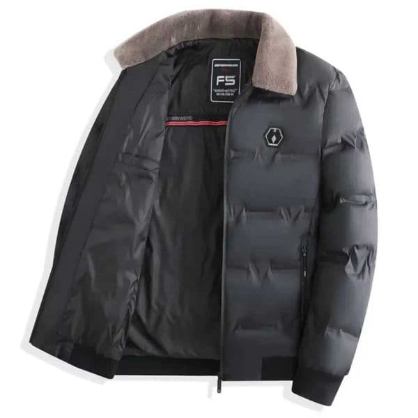 HOT SALE Mens Thickened Cotton Jacket Velvet Collar Short Cotton Jacket with Windproof and Warm Design Parkas CoatsM251125