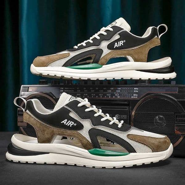 Summer Men Sandals Breathable Mesh Beac Shoes Outdoor Non-slip Sneakers Casual Shoes sandal S260526