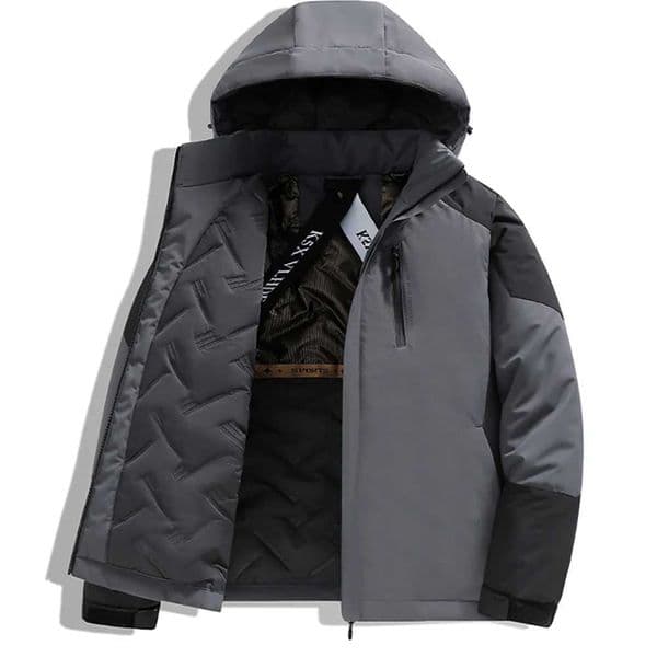 S-6XL large-sized outdoor rainproof cotton-padded jacket for men in winter thickened and warm graphene cotton-padded jacketM251125