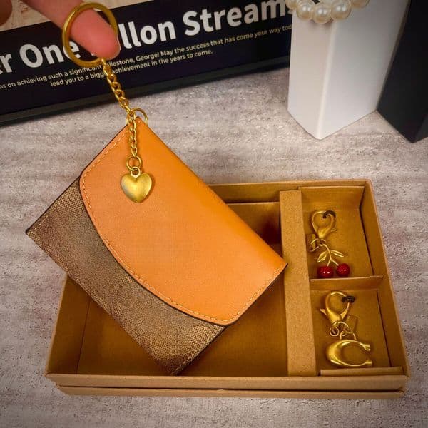 Women's 2026 New PU Versatile Letter Set Small Square Bag Bags Personalized Coin Ladies Wallet Blue Purse Trendy Mens Leather Women Wallet Brand