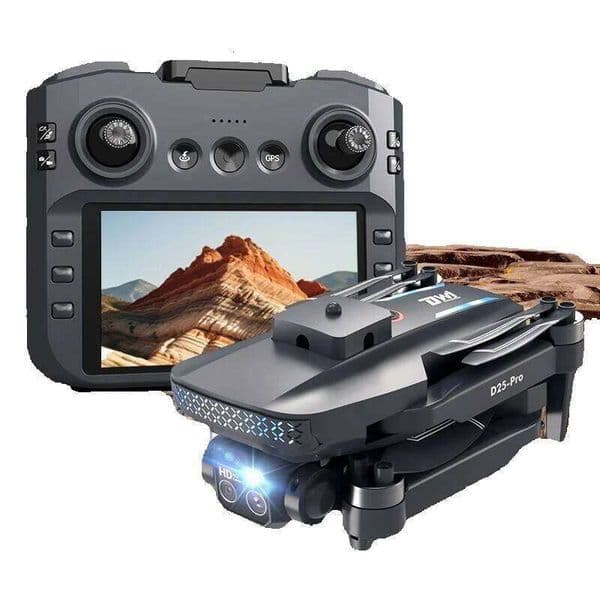 DWI New With Screen Remote Control D PRO MAX GPS Drone G WIFI K HD Professional Camera FPV Drones RC Quadcopter Helicopter