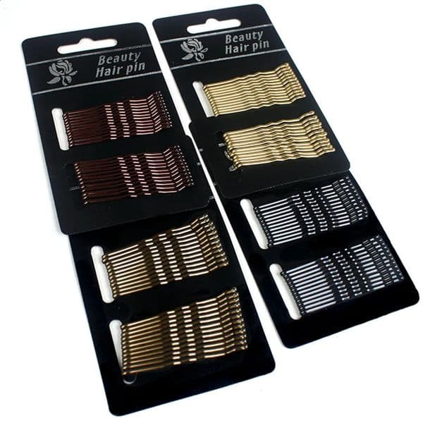 24 piecesset of hair clips girls curly wavy grip 250417