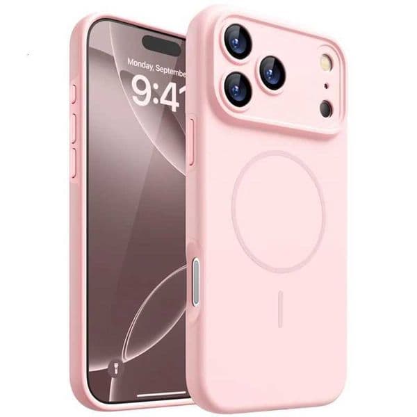 Magnetic Silicone Soft Case for IPhone 17 Air 16 15 14 13 12 Pro Max Plus 17Air 17Pro i Phone i17 ProMax Mag Safe CoverM251125